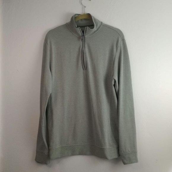 Vineyard Vines Other - Vineyard Vines Mens Midtown Quarter-Zip Pullover Sweater Gray Size Small